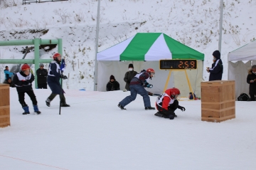 写真：豊根村雪合戦