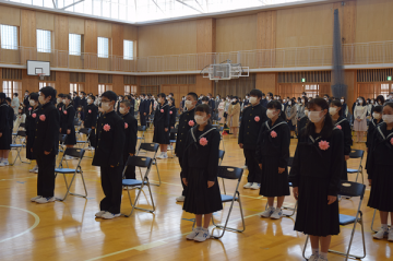 写真：入学式