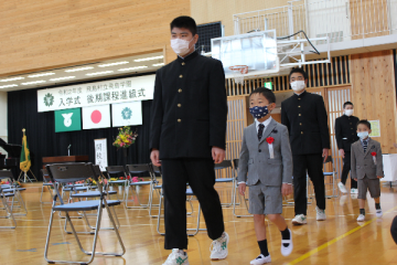 写真：入学式