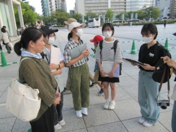 写真：平和推進事業　広島派遣