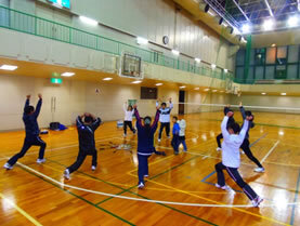 写真：バドミントン