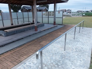 写真:踏み石施設