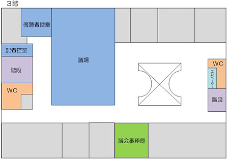 イラスト：3階平面図