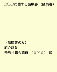 イラスト：書式例1