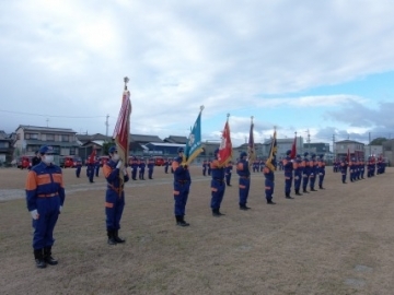 写真：飛島村消防団観閲式4