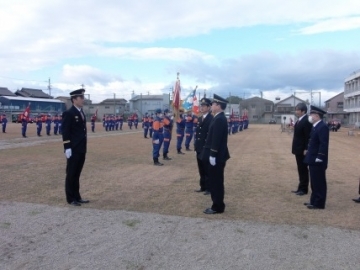 写真：飛島村消防団観閲式5