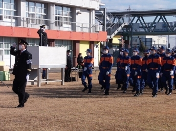 写真：飛島村消防団観閲式6