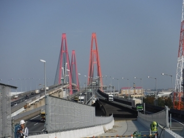 写真：名二環飛島JCTウォーキング2
