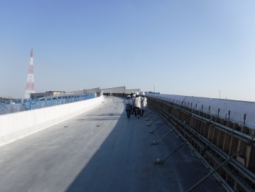 写真：名二環飛島JCTウォーキング3