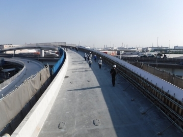 写真：名二環飛島JCTウォーキング4