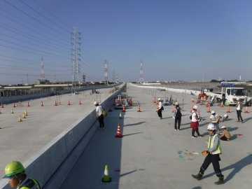 写真：名二環飛島JCTウォーキング6