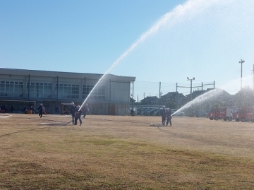 写真：飛島村消防団観閲式2