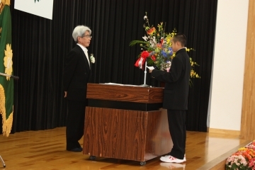 写真：飛島学園入学式4