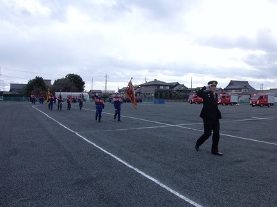 分列行進の写真