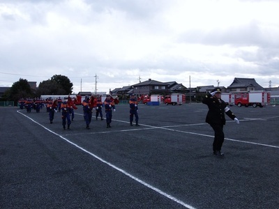 分列行進の写真