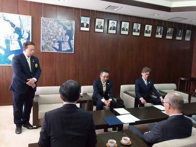 写真：弥富ライオンズクラブあいさつ