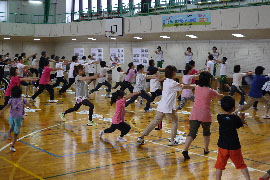 5月31日「とびしまオリジナル体操」選定会